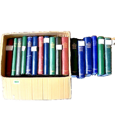 Stamp collection albums - collection,