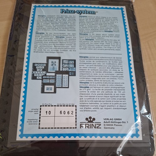 Prinz black stamp album - ,