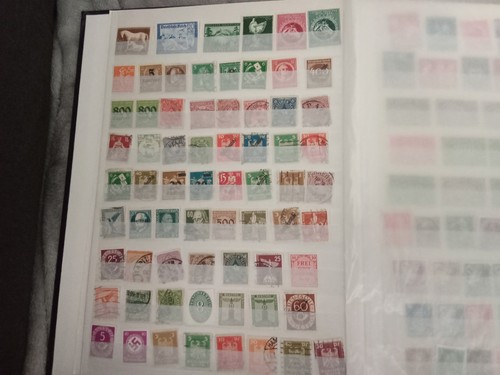 German stamp album - german,
