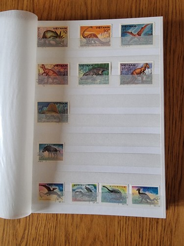 Stamp album with stamps - album, stamps.