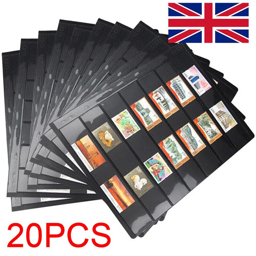 20x double sided stamp album - sided,