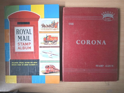 Stamp albums 1300 appx - &,