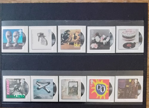 Classic album covers stamp set - album,