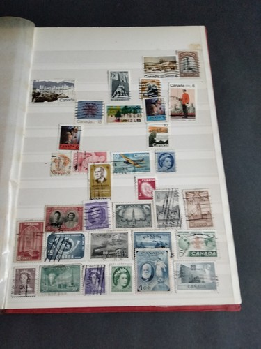 Canada postage stamp album - stamp,