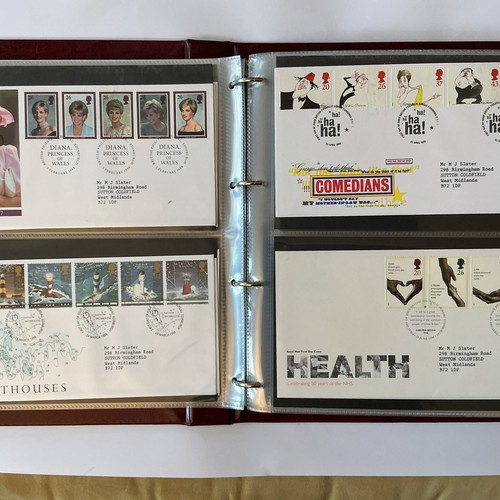 First day covers in - gb,