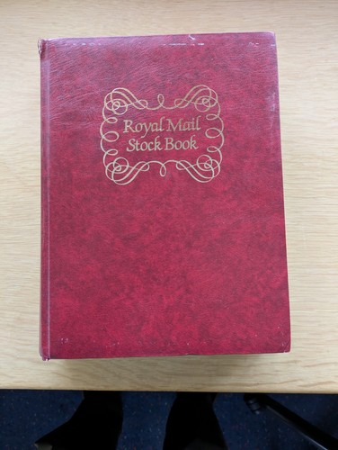 Stamp album with stamps qv - gb,
