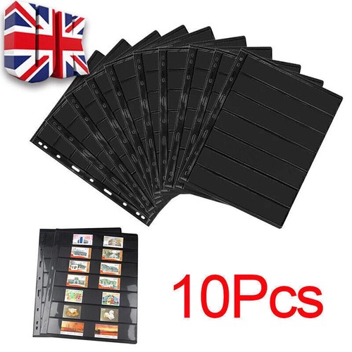 10x double sided stamp album - double,