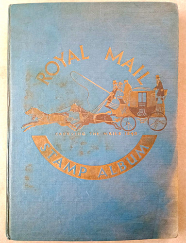 Royal mail stamp album - album, with