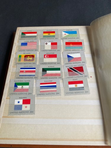 Vintage stamp album unesco - stamp,