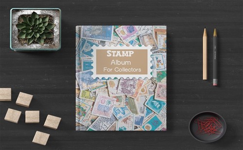 Stamp album for collectors - stamp,
