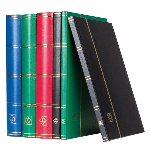 Basic black page stockbook - black,