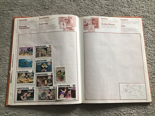 Stamp album and - album, stamps