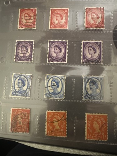 Large vintage stamp - vintage, gb