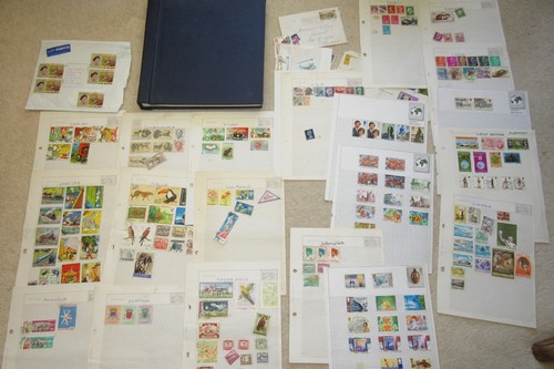 Stanley gibbons album joblot - album,