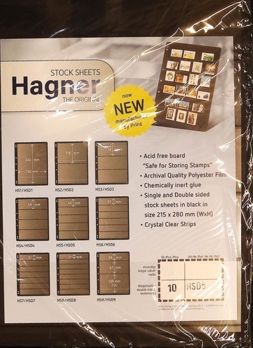 Stamp album stock - stock, hagner