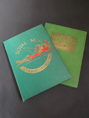 Vintage stamp albums job - stamp,