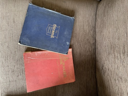 Two stamp albums late 1940s - stamp,