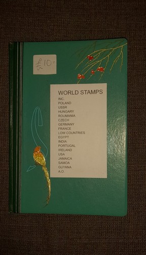 World stamps album - world,