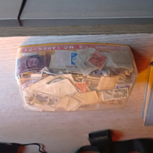 Used mixed postage stamps - mixed, &