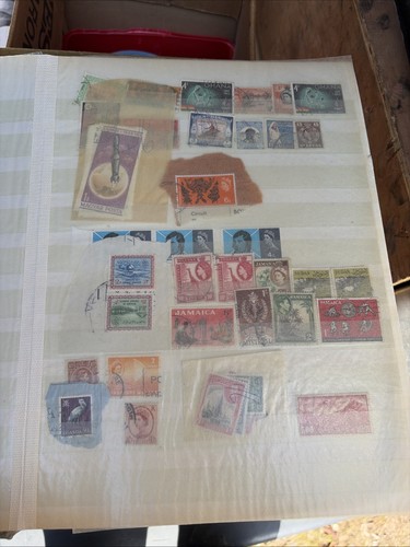 Stamp album unknown - unknown, with