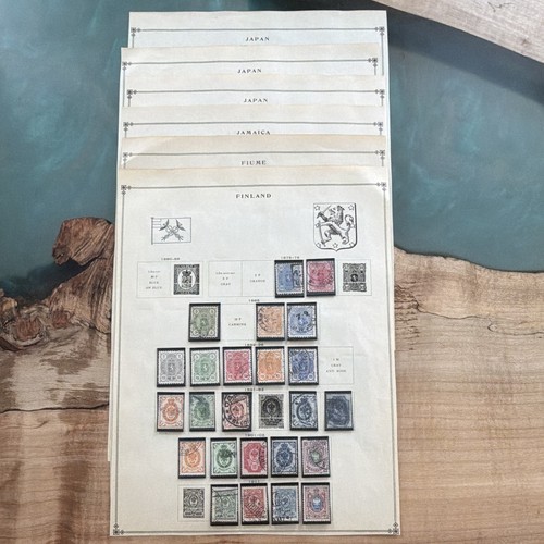 Worldwide used stamps - stamps, album